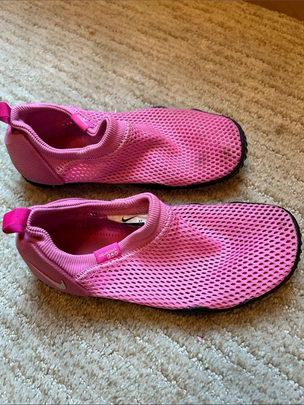 Nike Kids Hot Pink Mesh Slip-On Water Shoes